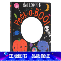 [正版]万圣节主题绘本之躲猫猫 英文原版绘本 Halloween Peek a Boo 纸板书 亲子低幼儿童睡前英语