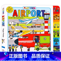 Playtown系列:Airport [正版]Playtown系列纸板翻翻书英文原版绘本 Airport /Emerge