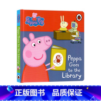 [正版]小猪佩奇去图书馆 Peppa Pig Goes to the Library 进口英文原版绘本 粉红猪小妹儿童