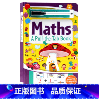 [正版]数学Math英文原版绘本A Pull-the-Tab Book带擦擦笔 可重复擦写 儿童启蒙纸板数学学习 寓教