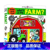 [正版]农场的组成 英文原版 What's on My Farm? 纸板拉拉书 低幼儿童启蒙认知农场动物英语绘本 亲