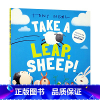[正版]跳一跳绵羊英文原版绘本 take a leap sheep 儿童睡前读物家庭亲子教育性格习惯养成英语启蒙图画书