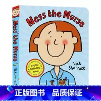 [正版]护士内斯英文原版绘本 Ness the Nurse 性格习惯养成儿童英语启蒙纸板书读物图画书获奖名家Nick