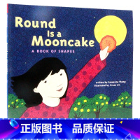 [正版] 英文原版绘本 Round is a Mooncake 中秋节Grace Lin中国节日图画书少儿童书认知