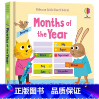 [正版]Usborne出品 一年中的每个月 英文原版绘本 Little Board Books Months of t