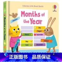 [正版]Usborne出品 一年中的每个月 英文原版绘本 Little Board Books Months of t