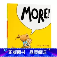 [正版]英文原版绘本 More !更多!贪婪宝宝的绘本 儿童益智启蒙早教图画故事书 低幼英文原版绘本亲子读物 Trac