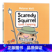 [正版]松鼠斯卡迪的露营记英文原版绘本 Melanie Watt Scaredy Squirrel Goes Camp