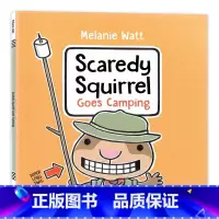 [正版]松鼠斯卡迪的露营记英文原版绘本 Melanie Watt Scaredy Squirrel Goes Camp