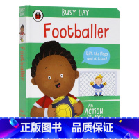 [正版]小瓢虫职业认知系列足球运动员忙碌的一天英文原版绘本 Busy Day Footballer 幼儿启蒙翻翻机关操
