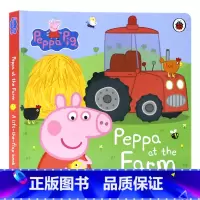[正版]小猪佩奇在农场 纸板翻翻书 英文原版绘本 Peppa At the Farm 粉红猪小妹Peppa Pig儿童
