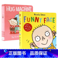 儿童情绪情商绘本2册 [正版]儿童情绪情商绘本 英文原版 Funny Face看看有趣的表情包Hug Machine