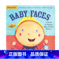 [正版]幼儿咬咬书:娃娃脸 英文原版绘本 Indestructibles Baby Face防水可咬婴幼儿玩具书 低幼