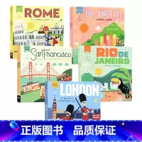 [正版]你好世界城市系列5册 英文原版绘本 Hello World 儿童启蒙读物 幼儿科普百科 趣味插图纸板书 撕不烂