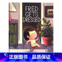[正版]弗雷德穿衣服 英文原版绘本 Fred Gets Dressed 凯迪克奖插画家 Peter Brown 平装