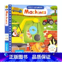 [正版]小小探险家系列机关操作书机器First Explorers Machines英文原版绘本幼儿童科普启蒙认知探索