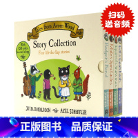 [正版]橡树林故事集4册套盒英文原版绘本Tales from Acorn Wood儿童启蒙认知图画故事书纸板翻翻书Ju