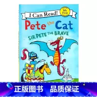 [正版]My First I Can Read皮特猫系列 勇敢的皮特骑士 英文原版绘本 Pete the Cat Si