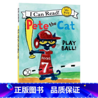 [正版]My First I Can Read系列皮特猫打棒球英文原版绘本Pete the Cat Play Ball