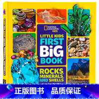 [正版]美国国家地理儿童百科岩石/矿物/贝壳英文原版 Little Kids First Big Book of Ro