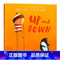 [正版]飞天梦想英文原版绘本 Oliver Jeffers Up and Down 平装大开奥利弗杰弗斯儿童图画书智慧