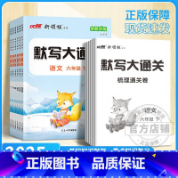 语文 一年级下 [正版]2025春2024秋优翼默写大通关一年级二年级三年级四年级五年级六年级123456上册下册人教版