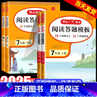 语文答题模板+字帖 七年级/初中一年级 [正版]2025版初中语文答题模板解题技巧高频考点初一二三初中七八九年级上册高效