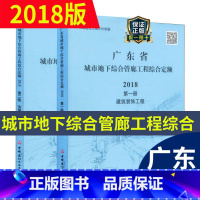 [正版] 2018年广东省城市地下综合管廊工程综合定额 第一册 建筑装饰工程+第二册 安装工程 全套2本 建设工程