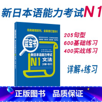 [正版]新日本语能力考试N1蓝宝书文法详解练习日语JLPT训练能力考一级华东理工大学出版社备考2022搭配真题模拟语法