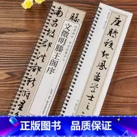 文征明行书滕王阁序 [正版]文徵明滕王阁序 行书毛笔书法字帖经典碑帖书法临摹字卡简体旁注文征明成人学生临摹范本近距离临摹