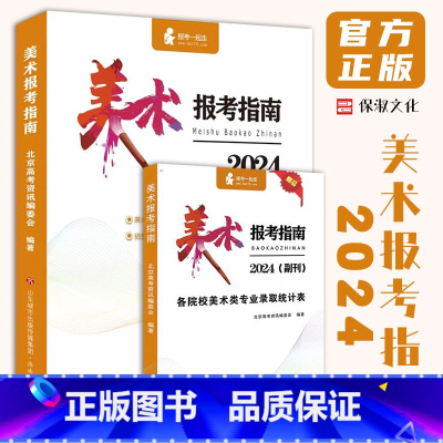 美术 全国 [正版]2024年美术生报考指南 济南出版社全国艺术院校招生简章高校大学录取分数线历年志愿填报指导工具书美术