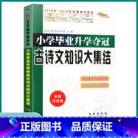 古诗文知识大集结 小学通用 [正版]2023版 小学升学夺冠古诗文知识大集结一1二2三3四4五5六6年级上册下册小学生成
