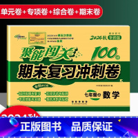 数学 华师版 七年级上 [正版]2025新版聚能闯关期末复习冲刺卷100分初中七年级上册数学华师版专项突破训练知识梳理与