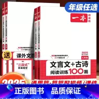 文言文+古诗+名句阅读训练100篇 九年级/初中三年级 [正版]2025版文言文+古诗阅读训练100篇七7八8九9年级语