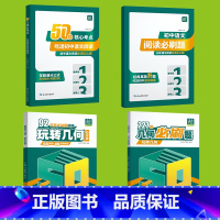 [全4本]50个核心考点+阅读必刷题+玩转几何+几何必刷题 初中通用 [正版]天天向上 50个核心考点吃透初中语文阅读必