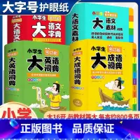 [全套4本]大成语+素材词典+大语文+大英语 小学通用 [正版]抖音同款大语文素材词典多功能大成语英语词典小学生词语好词