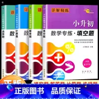 选择题+计算题+解答题+填空题(全4本) 小学升初中 [正版]小升初数学专练选择题计算题解答题填空题详解精练全套小升初数