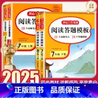 语文阅读答题模板(九年级是中考版) 九年级/初中三年级 [正版]2025春教育初中语文阅读答题模板七八九年级中考初一二三