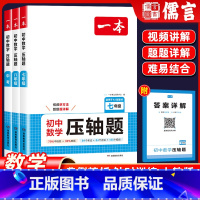 数学压轴题 九年级/初中三年级 [正版]2025新版一本初中数学压轴题七八九年级人教版思维训练分类专题项训练拓展练习题册