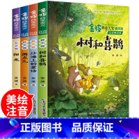 金波四季美文(注音美绘版共4册) [正版]BK金波四季美文全套4册注音版 树和喜鹊 沙滩上的童话 小学