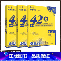 [2025版]中考语数英物化道德历7本套装 安徽省 [正版]2025适用任选安徽省中考必刷卷42套语文数学英语物理化学道