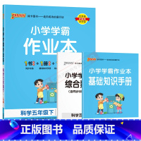 科学[教育科学版] 五年级下 [正版]2024春版pass绿卡小学学霸作业本五年级下册科学JK教育科学版全彩手绘5年级下