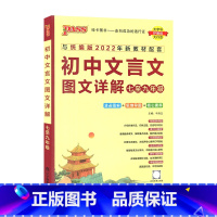 初中文言文图文详解 初中通用 [正版]送2]2023版pass绿卡图书初中文言文图文详解七八九年级统编人教漫画图解思维导