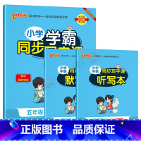 小学语文学霸同步写字课 五年级下 [正版]2024春版pass小学学霸同步写字课五年级下册统编版人教5年级下语文全彩小学
