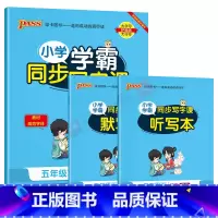 小学语文学霸同步写字课 五年级下 [正版]2024春版pass小学学霸同步写字课五年级下册统编版人教5年级下语文全彩小学