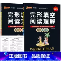 完形填空阅读理解[基础版]+[提升版]2本 高中二年级 [正版]2024适用2本pass绿卡基础版+提升版高二英语完形填