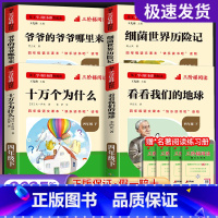 快乐读书吧4年级下册全套4本 [正版]2025看看我们的地球名校课堂快乐读书吧四年级下册小学生细菌世界历险记十万个为什么
