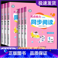 小学同步阅读 二年级下 [正版]2025新版 亮点给力小学同步阅读语文一二三四五六年级上小学阅读练习天天练强化训练阅读专
