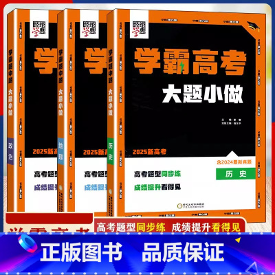 地理 高中通用 [正版]2025版经纶学霸高考大题小做政治地理高考题型同步练含2024年高考真题组合训练专项练习高一高二