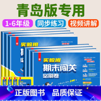 3本套:语文人教版+数学青岛版+英语人教版 三年级上 [正版]山东青岛版2024秋实验班期末闯关必刷卷一年级二年级三年级